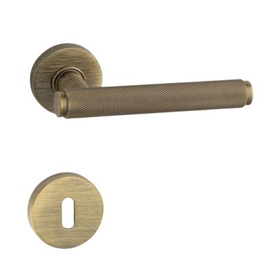 Pıxel-T Rozetli Kapı Kolu Takımı Antik Rengi