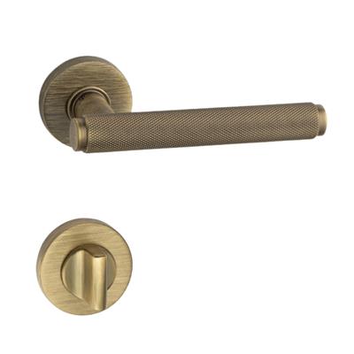 Pıxel-T Rozetli Kapı Kolu Takımı Antik Rengi