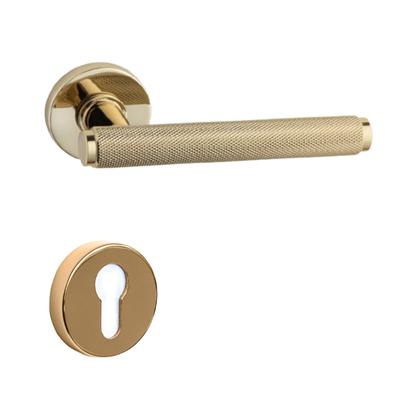 Pıxel-T Rozetli Kapı Kolu Takımı Altın Rengi