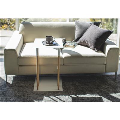 Plain Beyaz Yan Sehpa