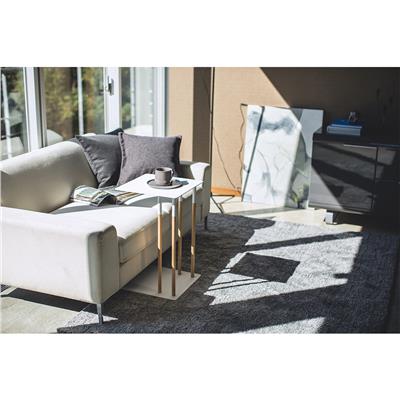 Plain Beyaz Yan Sehpa