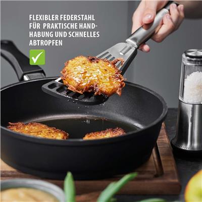 Prımelıne Spatula Silikon 31 cm Paslanmaz Çelik/Plastik