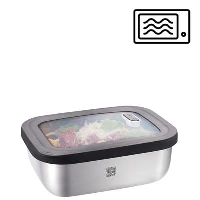 Provıdo Gıda Saklama Kabı Dikdörtgen 1300 Ml Paslanmaz Çelik