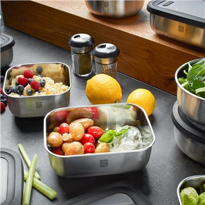 Provıdo Gıda Saklama Kabı Dikdörtgen 2600 Ml Paslanmaz Çelik