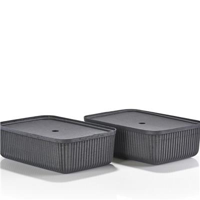 Pulp 2Li Saklama Kutusu 17 L Siyah 48 x 32 x 15 cm