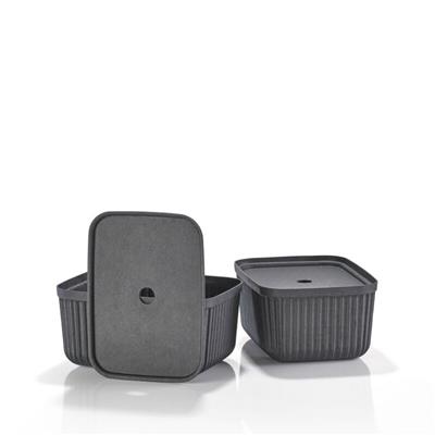 Pulp 2Li Saklama Kutusu 7,7 L Siyah 32 x 23 x 15 cm