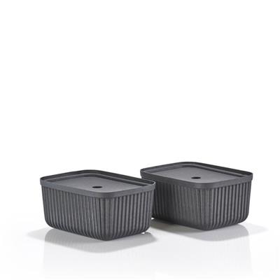 Pulp 2Li Saklama Kutusu 7,7 L Siyah 32 x 23 x 15 cm