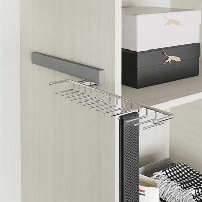 Raylı Kravatlık Sol Krom Renk