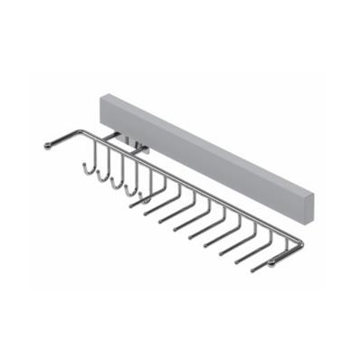 Raylı Kravatlık/Kemerlik Sol Krom Renk