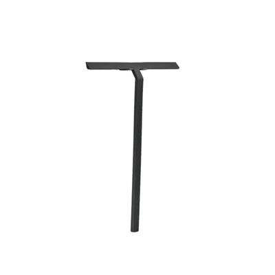 Rim Cam Sileceği Siyah 30 cm + Duvara Montaj Aparatlı