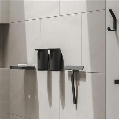 Rim Dikdörtgen Duş Rafı Siyah 22x11x2 cm