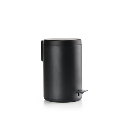 Rim Duvara Monte Pedallı Çöp Kovası 3 L Siyah