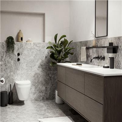 Rim Tuvalet Fırçası Siyah Çap 10 cm