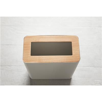 Rin Dikdörtgen Beyaz Çöp Kovası