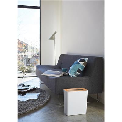 Rin Dikdörtgen Beyaz Çöp Kovası