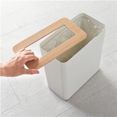 Rin Dikdörtgen Beyaz Çöp Kovası