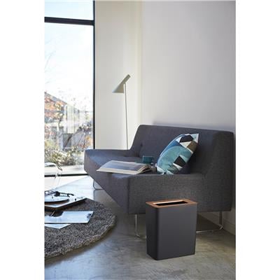 Rin Dikdörtgen Siyah Çöp Kovası