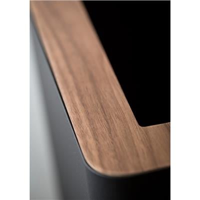 Rin Dikdörtgen Siyah Çöp Kovası