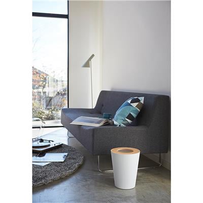 Rin Elips Beyaz Çöp Kovası