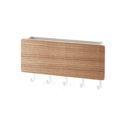 Rin Mıknatıslı Beyaz Anahtar Askısı