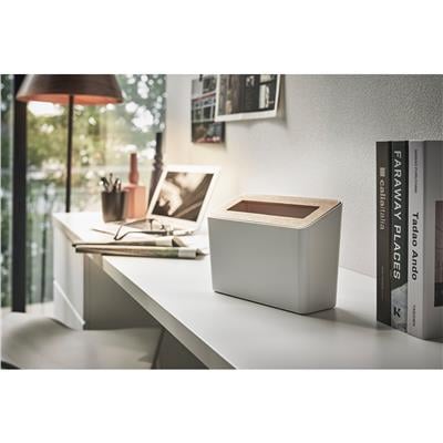 Rin Tezgah Üstü Beyaz Çöp Kovası