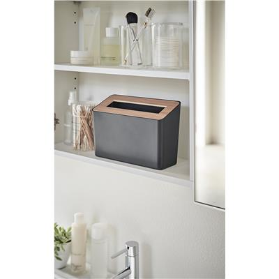 Rin Tezgah Üstü Siyah Çöp Kovası