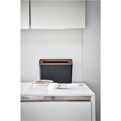 Rin Tezgah Üstü Siyah Çöp Kovası