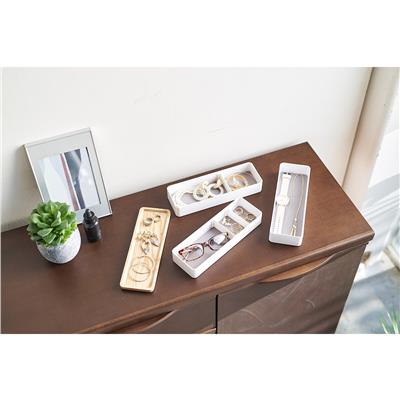 Rin Üç Raflı Beyaz Düzenleyici