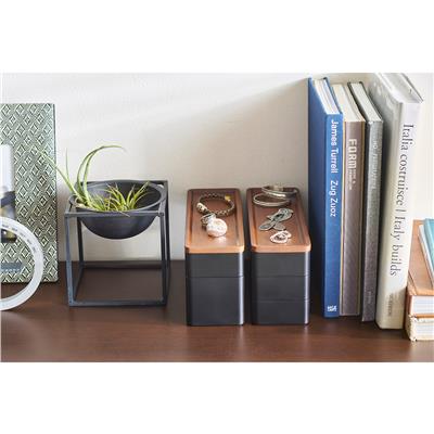 Rin Üç Raflı Siyah Düzenleyici