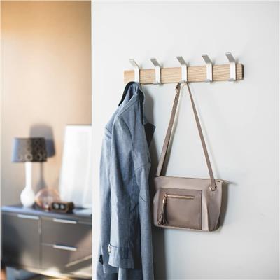 Rin Wall Duvara Monte Elbise Askısı Beyaz