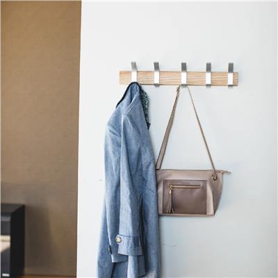 Rin Wall Duvara Monte Elbise Askısı Beyaz