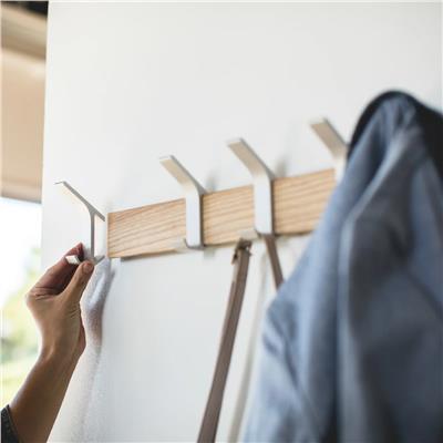 Rin Wall Duvara Monte Elbise Askısı Beyaz