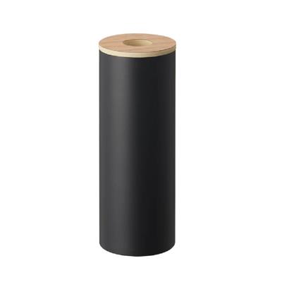 Rın Yuvarlak Mendil Kutusu Siyah