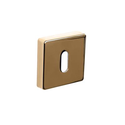 RO11 Kapı Kolu Rozeti Oda Altın Renk 52x52x9 mm