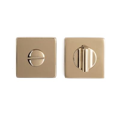 RO11 Kapı Kolu Rozeti Wc Altın Renk 52x52x9 mm