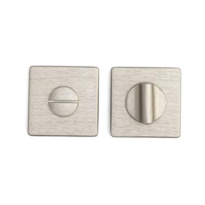 RO11 Kapı Kolu Rozeti WC Fırçalı Saten 52x52x9 mm
