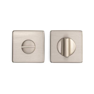 RO11 Kapı Kolu Rozeti WC Nikel Saten Mat 52x52x9 mm