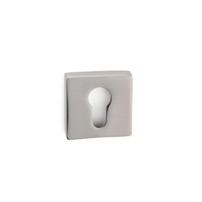 RO11 Kapı Kolu Rozeti Yale (Dış Kapı) Saten Renk 52x52x9 mm