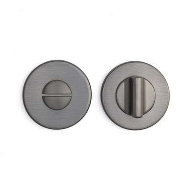 RO12 Kapı Kolu Rozeti Wc Füme Renk 52x52x9 mm