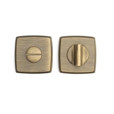 RO13 Kapı Kolu Rozeti Wc Antik Renk 52x52x11 mm