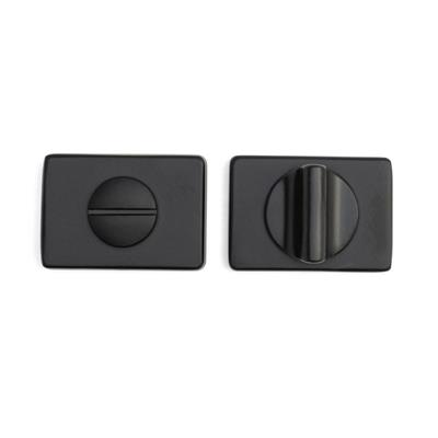 RO15 Kapı Kolu Rozeti Wc Siyah Renk 53x37x11 mm