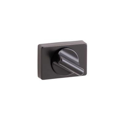 RO15 Kapı Kolu Rozeti Wc Siyah Renk 53x37x11 mm
