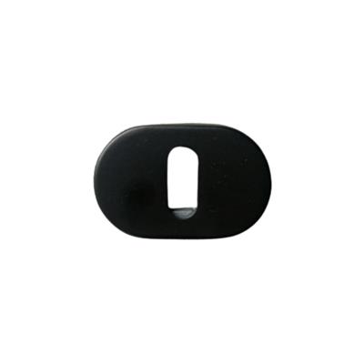 RO16 Kapı Kolu Rozeti Oda Siyah Renk 53x37x11 mm