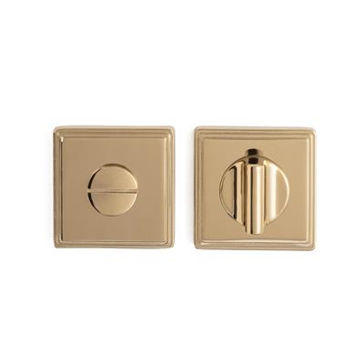 RO17 Kapı Kolu Rozeti WC Gold 53x53x10 mm