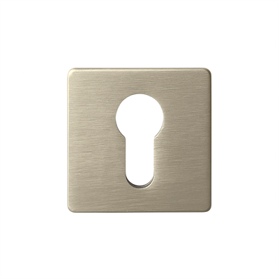 RO21 Kapı Kolu Rozeti Yale (Dış Kapı) Fırçalı Saten 52x52x5 mm