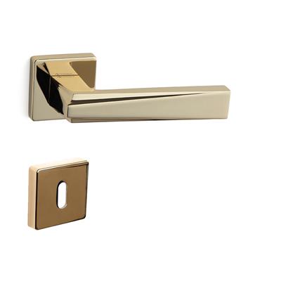 Rocca Rozetli Kapı Kolu Takımı Altın Rengi