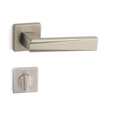 Rocca Rozetli Kapı Kolu Takımı Saten Rengi