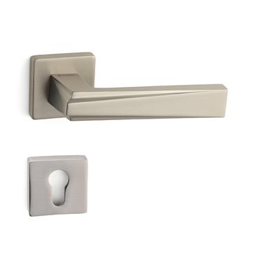 Rocca Rozetli Kapı Kolu Takımı Saten Rengi