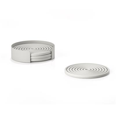 Rocks Bardak Altlıkları 4Lü Gri Çap:10,4 cm