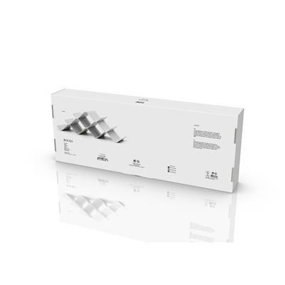 Rocks Piramit Şarap Rafı Sıcak Gri 51,3x20x16,9 cm